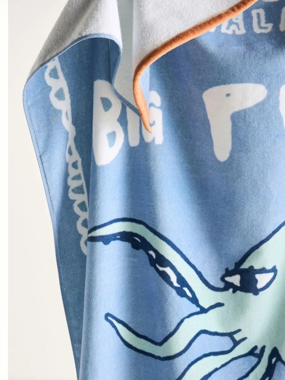 SUPERSIZED Blue Octopus Beach Towel “I like it when‎ you call me big pulpo”